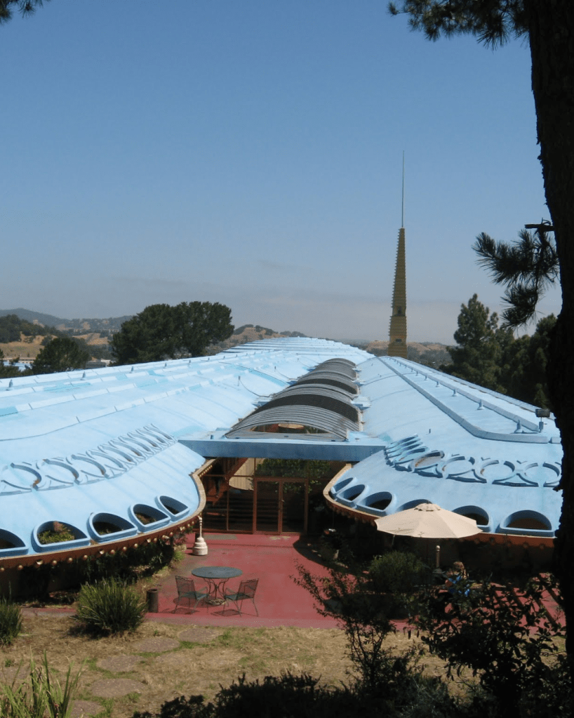 Marin County Civic Center photos showcasing Frank Lloyd Wright's architecture